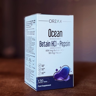 ORZAX Ocean Бетаин + Пепсин Betain HCL + Pepsin