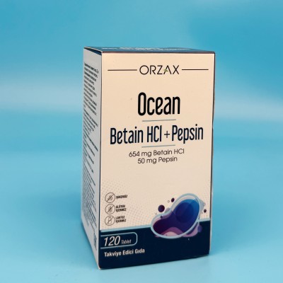 ORZAX Ocean Бетаин + Пепсин Betain HCL + Pepsin