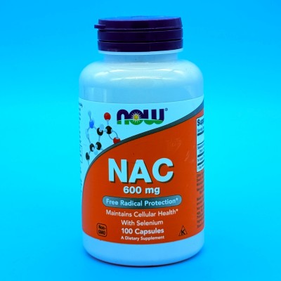 NOW  N-Ацетилцистеин 600мг NAC (100 капсул)