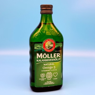 Mollers Kalanmaksaoljy Рыбий жир Омега-3 с натуральным вкусом (500 мл)