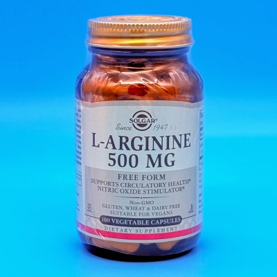 Solgar Л-Аргинин 500мг L-Arginine (100 таблеток)
