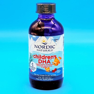 Nordic Naturals ДГК Докозагексаеновая Кислота 530мг с клубникой DHA (119 мл)