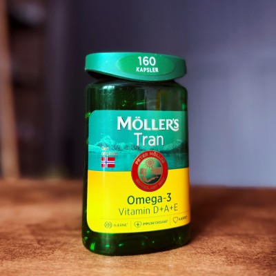Moller`s Omega-3 D+A+E Молерс Омега-3 (160 капсул)