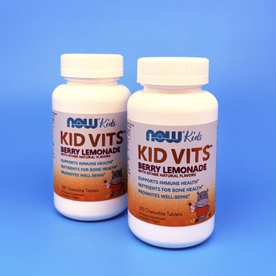 NOW Детские Витамины Kids Vits Ягодный Лимонад (120 жевательных таблеток)