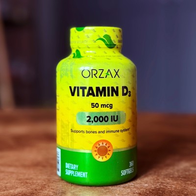 ORZAX Витамин Д3 2000мг (360 капсул)