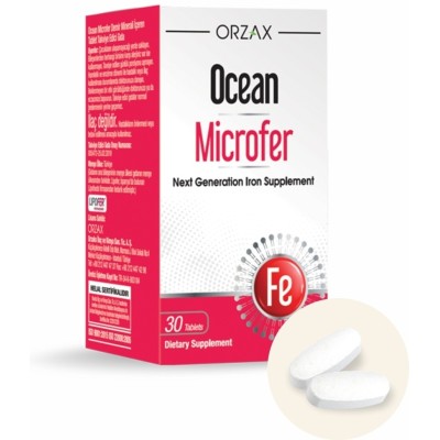ORZAX Ocean Microfer Tablets Витамины железо (30 таблеток)