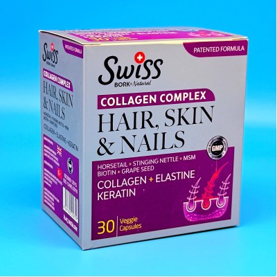 Swiss Волосы, Кожа и Ногти Hair, Skin & Nails (30 капсул)