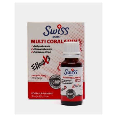 Swiss Спрей Multi Cobalamin B12, Витамин В12 (20 мл)