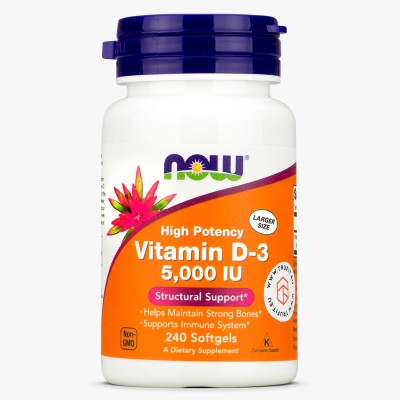 NOW Vitamin D3 1000 iu (120 таблеток)
