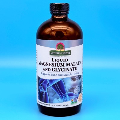 Nature`s Answer Жидкий Магний с Яблочной Кислотой+Глицинат Liquid Magnesium Malate+Glycinate