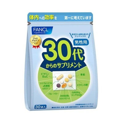 FANCL 30 Vitamins for men Витамины для мужчин 30+, (30 саше)