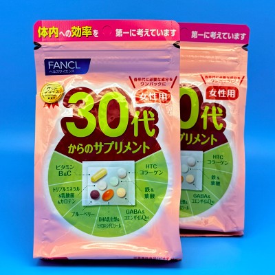 FANCL 30 Комплекс Витаминов для Женщин 30+ (30 саше)