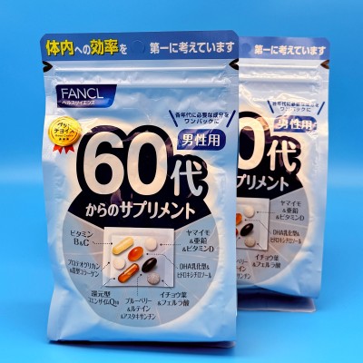 FANCL 60 Комплекс Витаминов для Мужчин 60+ (30 саше)